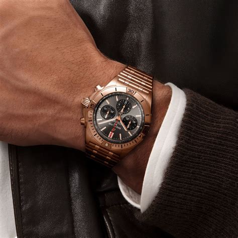 breitling gols|breitling red gold chronometer.